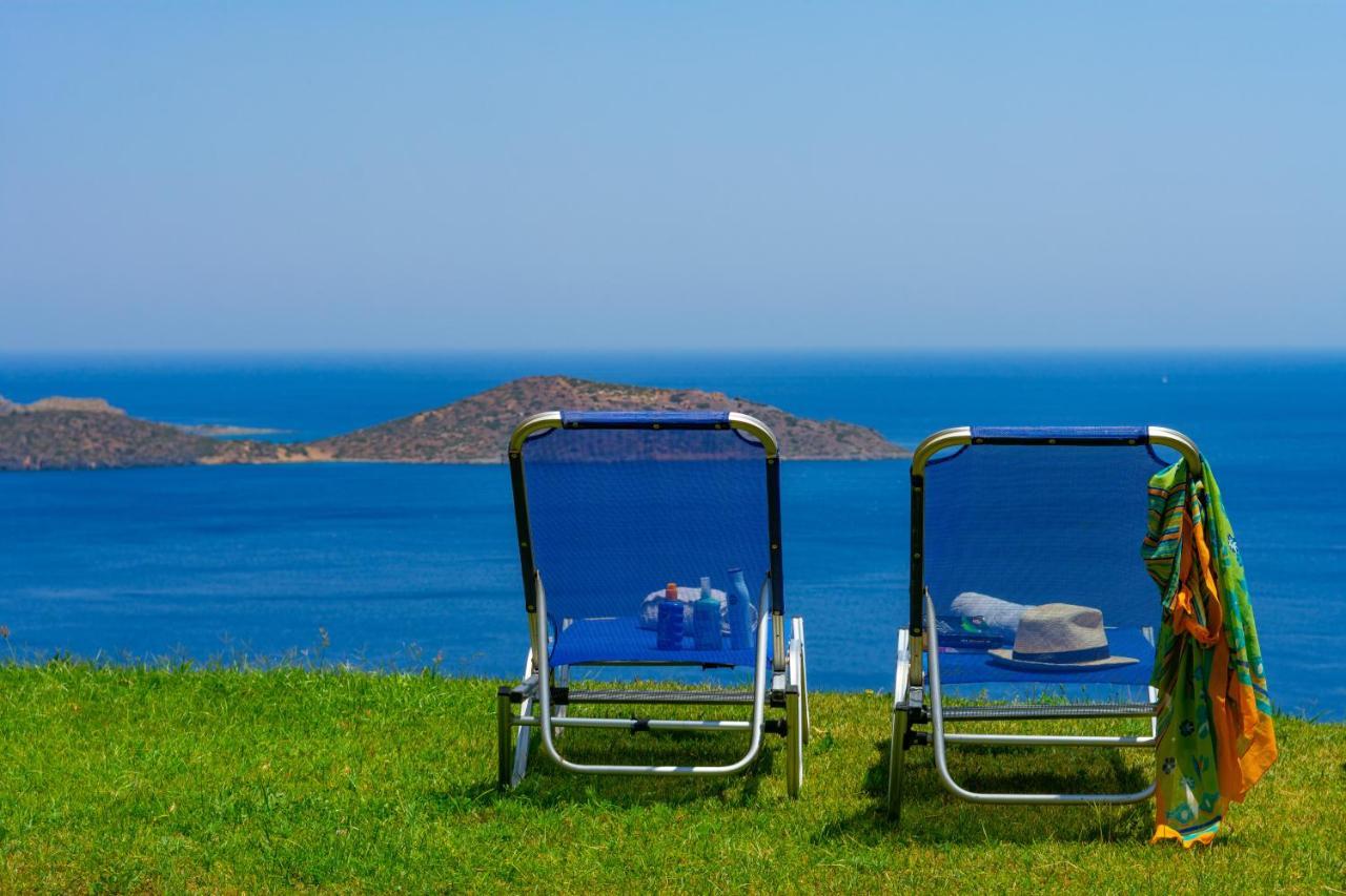Aggeliki Stunning Elounda View Apartment Exterior foto