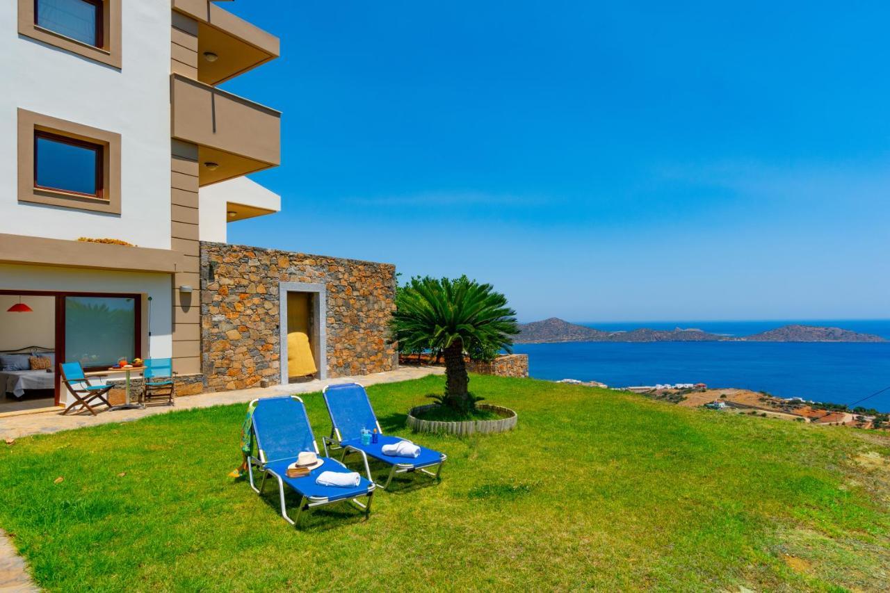 Aggeliki Stunning Elounda View Apartment Exterior foto