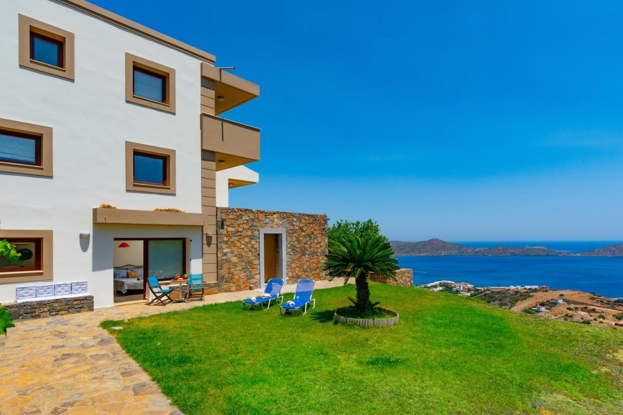 Aggeliki Stunning Elounda View Apartment Exterior foto